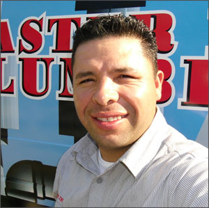 Erik Santibanez, licensed plumber, Lewisville, Carrollton, Dallas Areas