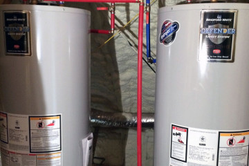 Dual Water Heater Install and New Plumbing Lines